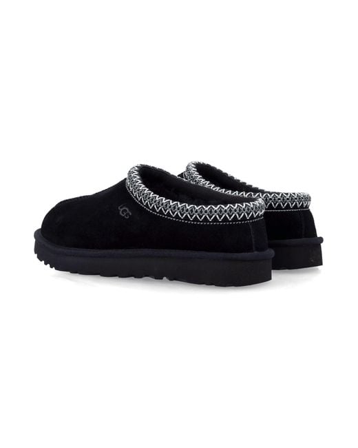 Ugg Black Tasman Ii S Suede Slippers