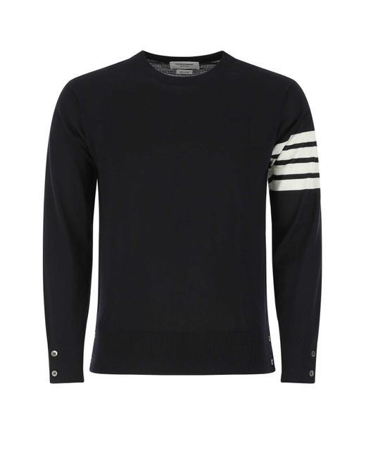 Thom Browne Black '4 Bar' Sweater for men
