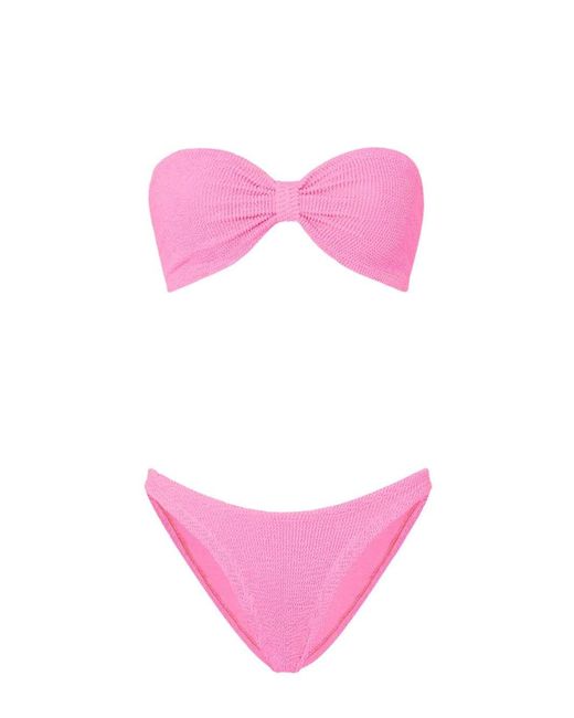 Hunza G Pink Bubblegum Jean Bikini