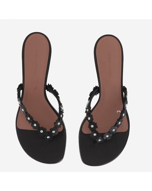 AMINA MUADDI Brown Janis Leather Sandals