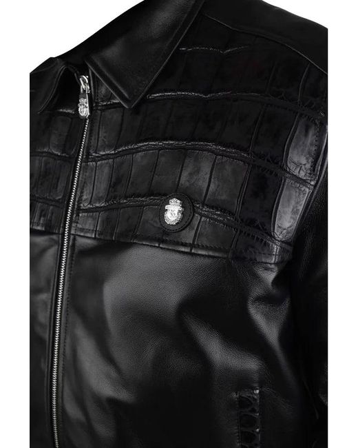 Billionaire Black Leather Jacket