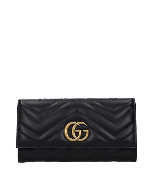 Gucci Black Wallet Leather