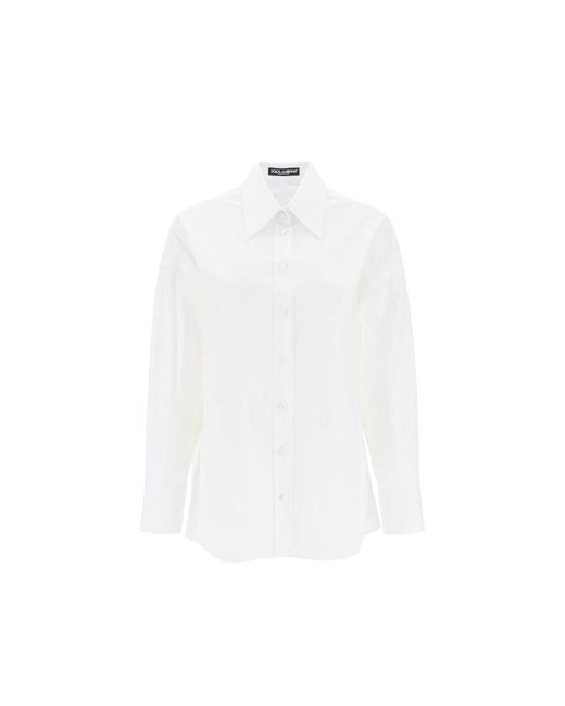 Dolce & Gabbana Katoenen Shirt in het White