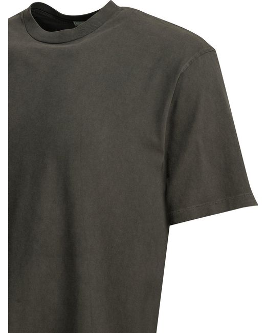 A.PRESSE Green "Vintage" Crewneck T Shirt