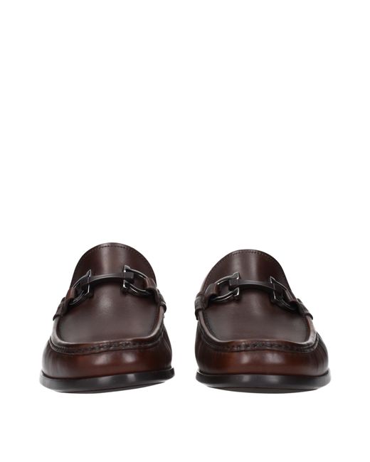 Ferragamo Brown Grandioso Loafers Leather