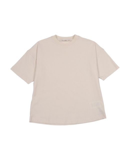 Palm Angels White Overlogo Over T Shirt S/S Girl for men