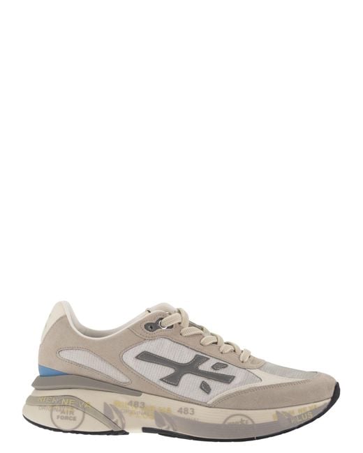 Premiata White Moerun 8079 Sneakers