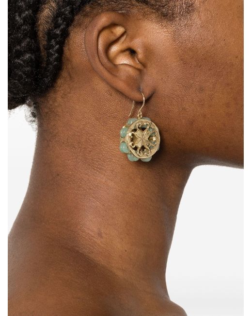 ALÉMAIS Metallic Encanto Tambourine Earrings