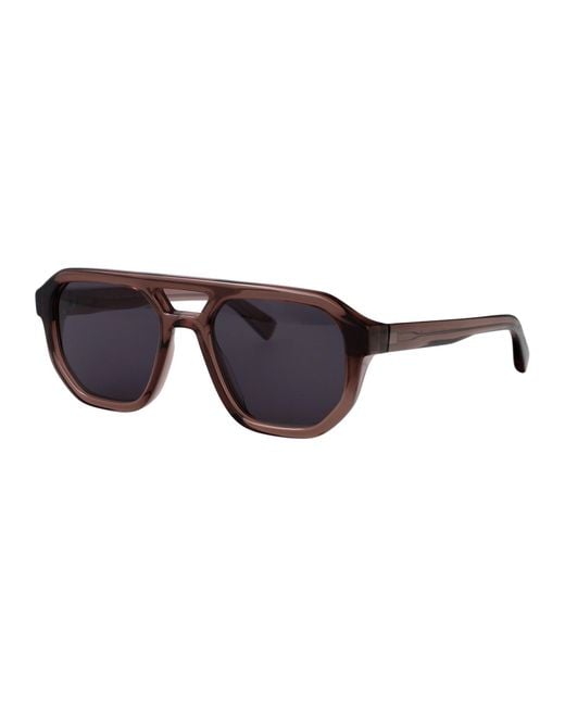 Mykita Blue Squared Sunglasses Amare 408