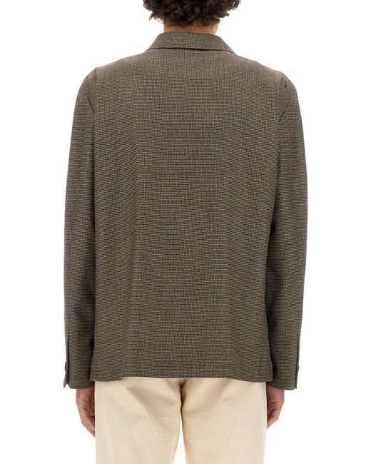 Lardini Gray Shirt Jacket for men