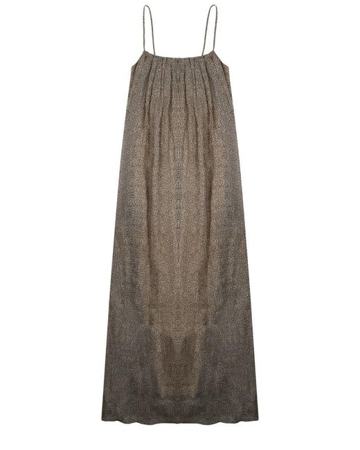 Alysi Brown Stylish Mini Dress For