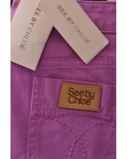See By Chloé Pink Jeans