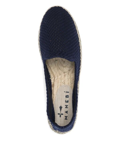 Manebí Blue Flat Espadrilles