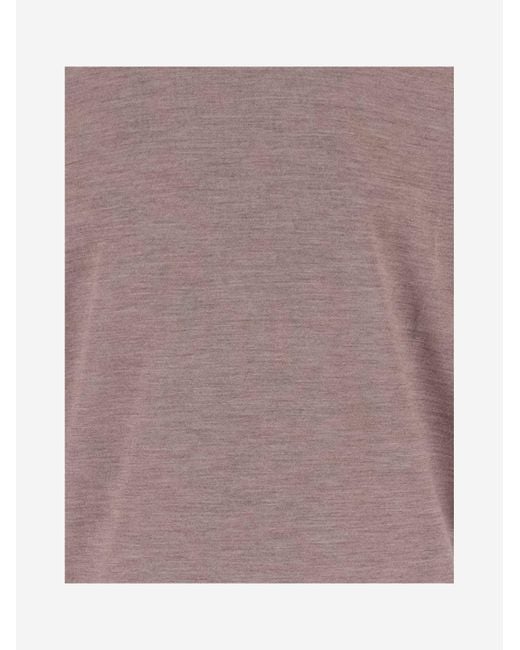 Jacob Cohen Natural Wool Blend Sweater