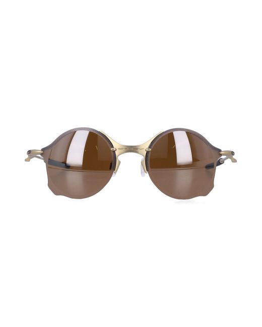 Oakley Brown Tailend Ti Rimless Titanium Sunglasses