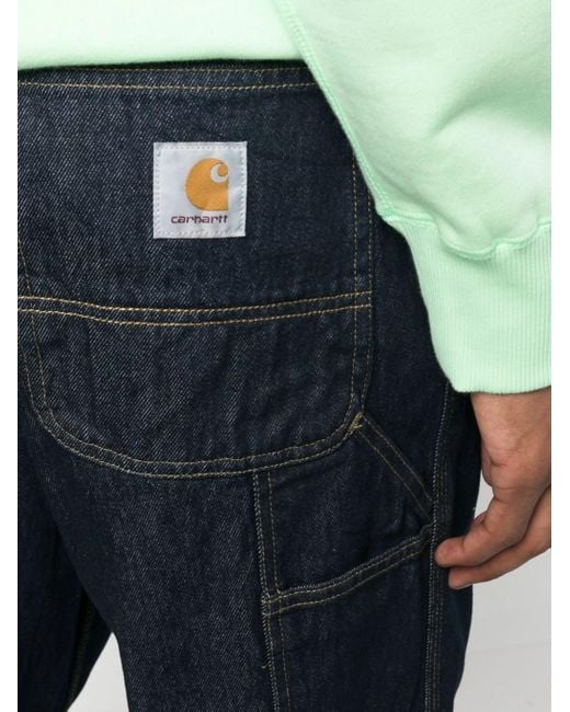 Carhartt Blue Single Knee Jeans for men