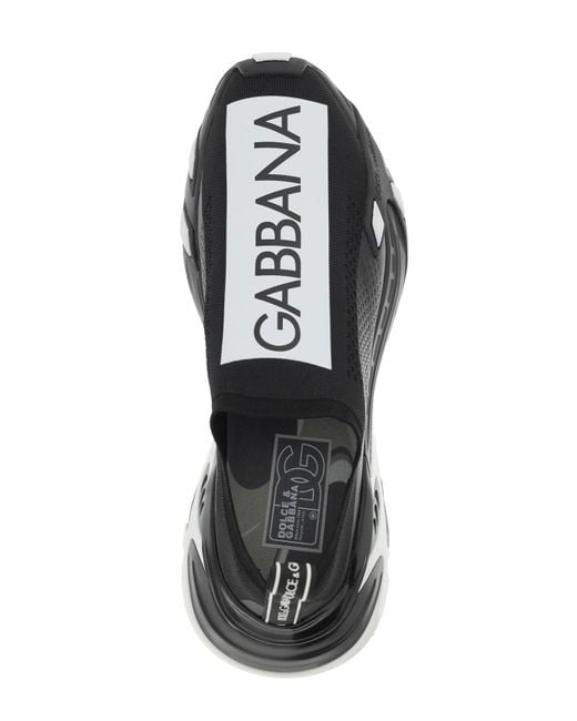 Sneakers Sorrento di Dolce & Gabbana in Black da Uomo