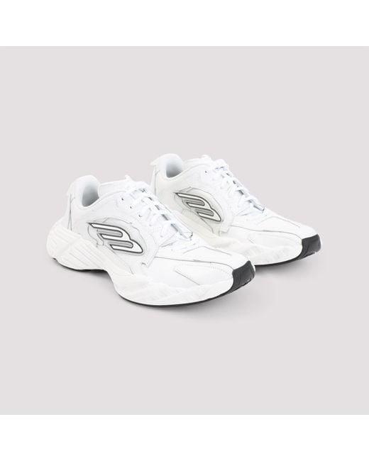 Balenciaga White Monday Leather Sneaker For