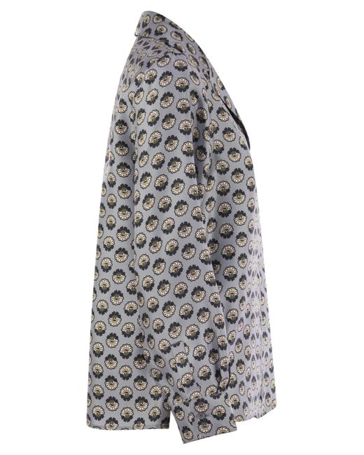 Weekend by Maxmara Gray Wochenende Max Mara Oncia Silk Twill Hemd