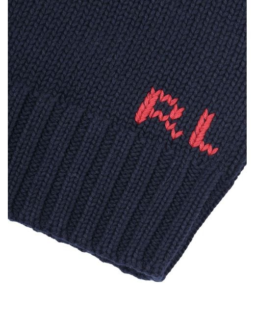 Polo Ralph Lauren Blue Flag Cn Swtr Tops Sweater