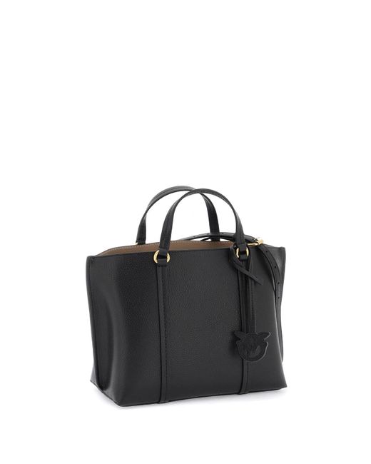 Pinko Carrie Shopper Classic Handbag in het Black