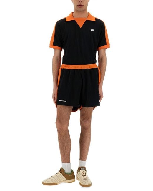 Wales Bonner Black Jersey Polo