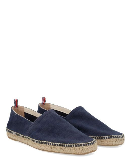 Castaner Blue Cotton Ovine Leather