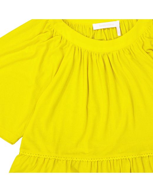 See By Chloé Yellow See By Chloe Flared Top