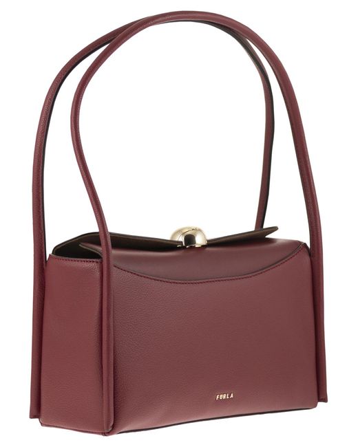 Furla Red Nicole Leather Bag M