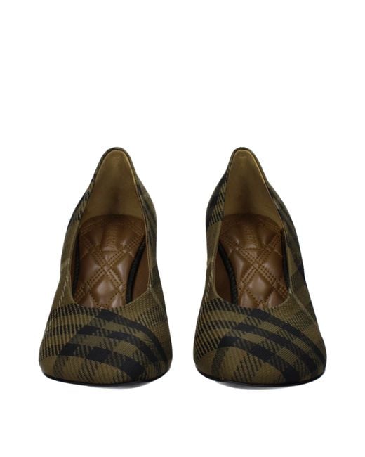 Burberry Green Fabric Broch