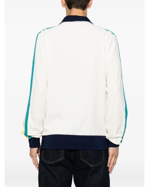 Sergio Tacchini Blue Monte Velour Track Jacket