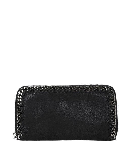Stella McCartney Black Portafogli Donna Eco Camoscio Nero