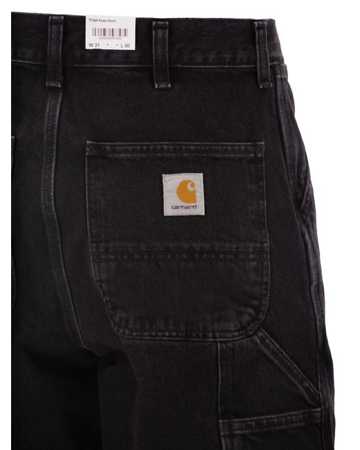 Carhartt Denim Bermudashort in het Black