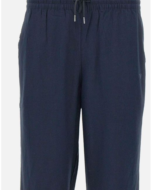 Emporio Armani Blaue Jogginghose in Blue für Herren