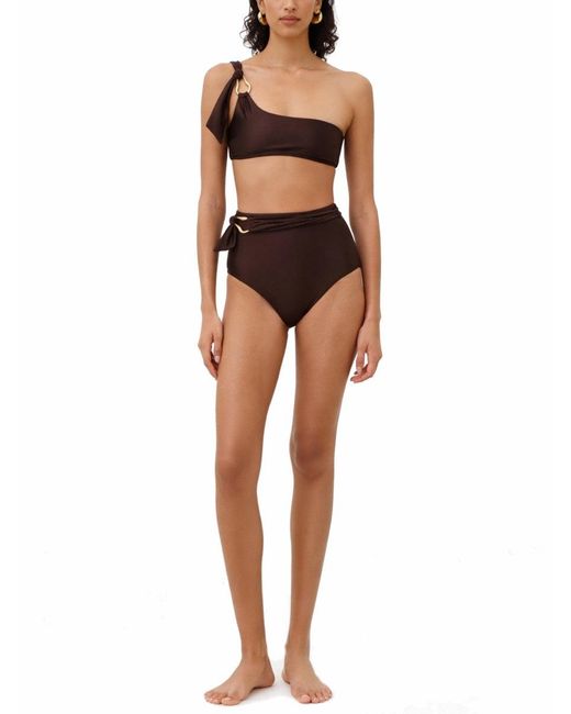 Zimmermann Brown "Ascension" Bikini Top