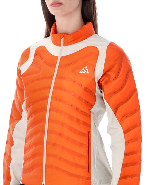 Nike Orange Acg Trail Running Jacket