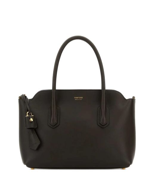 Tom Ford Black Alexandre Medium Tote Bag