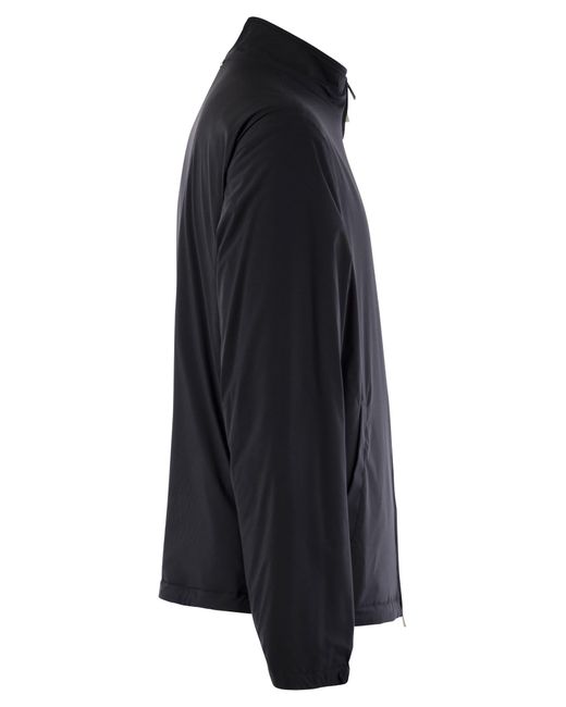 Fedeli Black Bomber Jacket for men