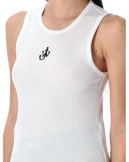 J.W. Anderson Jw Anderson Top White in het Blue
