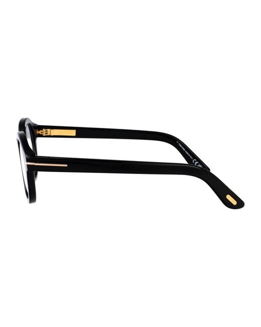 Tom Ford Black Ft6037-B 001 Acetate Optical