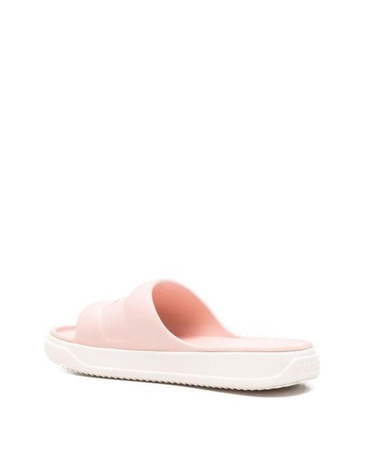 Moncler Pink Altive Pool Slides