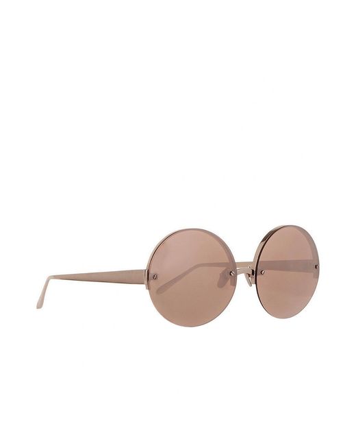 Linda Farrow Pink Luxus -Sonnenbrille