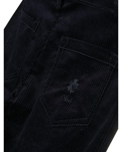 Chloé Black Velvet Pants
