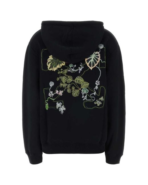 Off-White c/o Virgil Abloh Black Logo Hood Sweatshirt