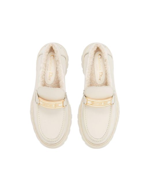 Dior Natural Leather Loafers