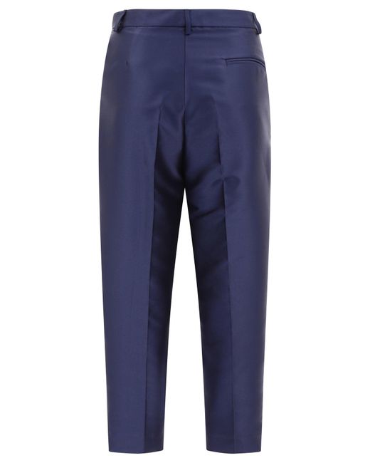 F.it Blue Pleated Trousers