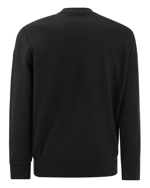 Moncler Sweatshirt mit Logo in Black für Herren