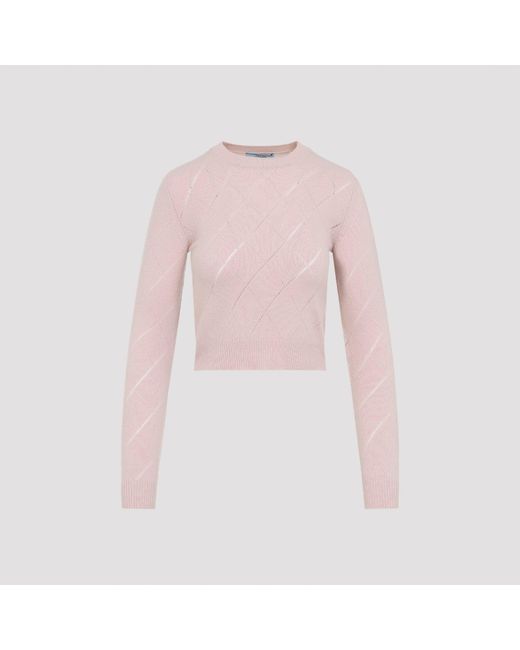 Prada Pink Cashmere Sweater
