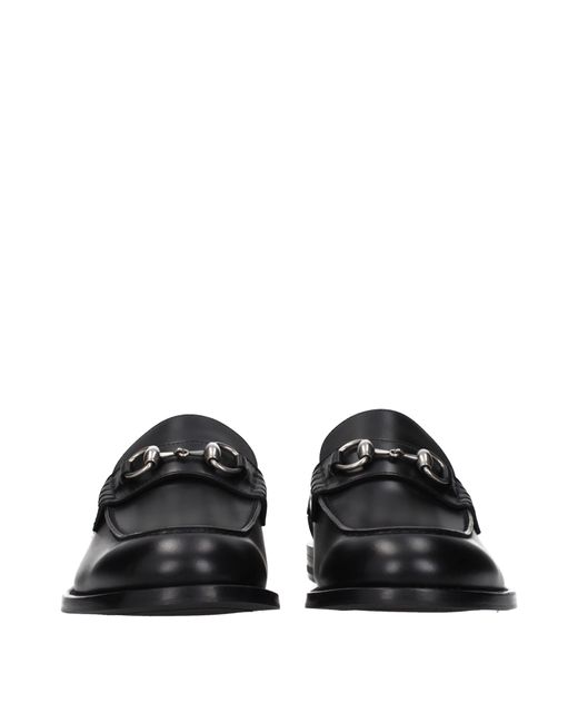 Gucci Black Loafers Leather
