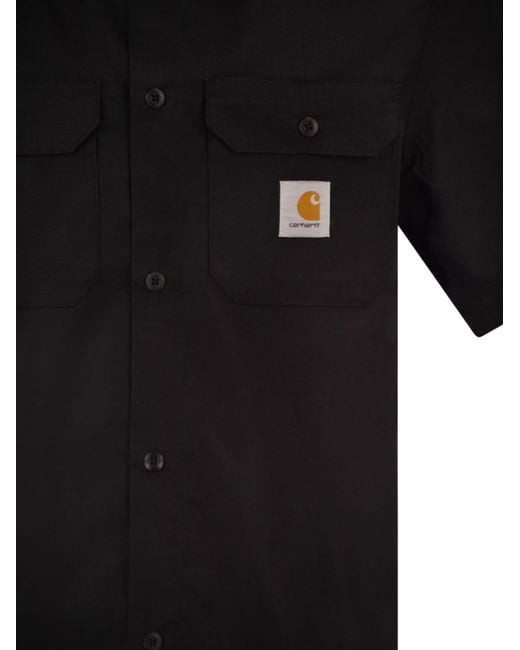 Carhartt Black Short-Sleeved Shirt